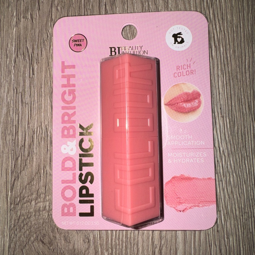 Beauty Intuition Bold And Bright Lipstick Shade “Sweet Pink”